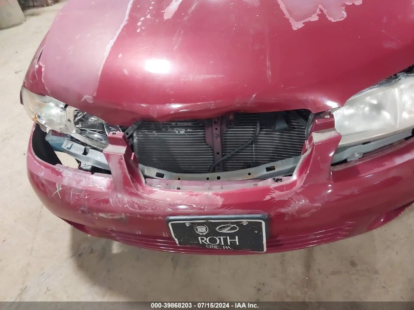 2000 Nissan Sentra Gxe/Xe VIN: 3N1CB51D3YL329329 Lot: 39868203