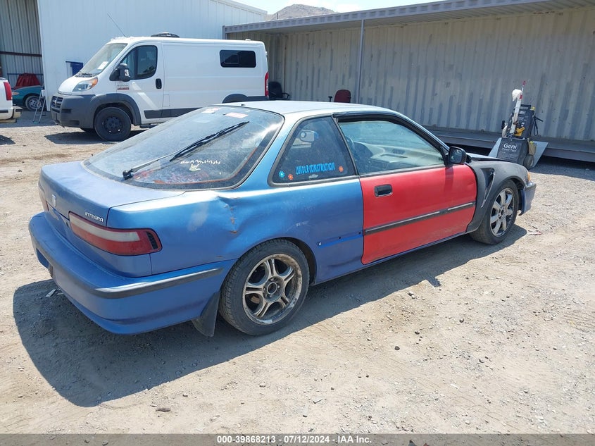 1992 Acura Integra Ls VIN: JH4DA9355NS027831 Lot: 39868213