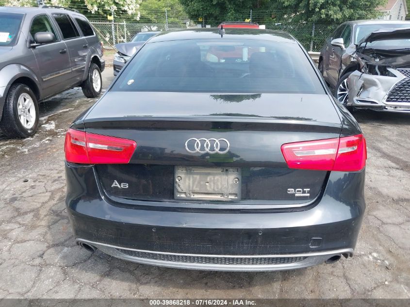 2012 Audi A6 3.0 Premium VIN: WAUJGAFC2CN113363 Lot: 39868218