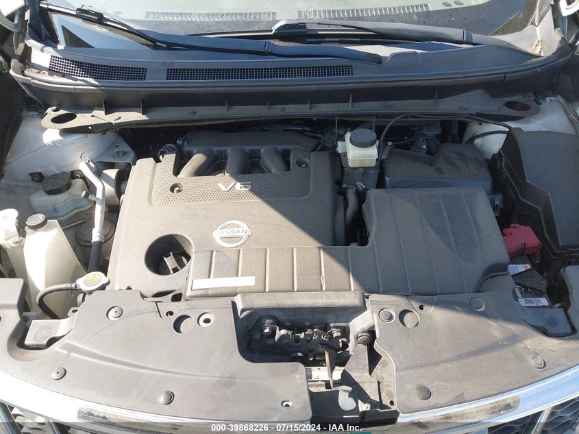 2011 Nissan Murano Sl VIN: JN8AZ1MU9BW050641 Lot: 39868226