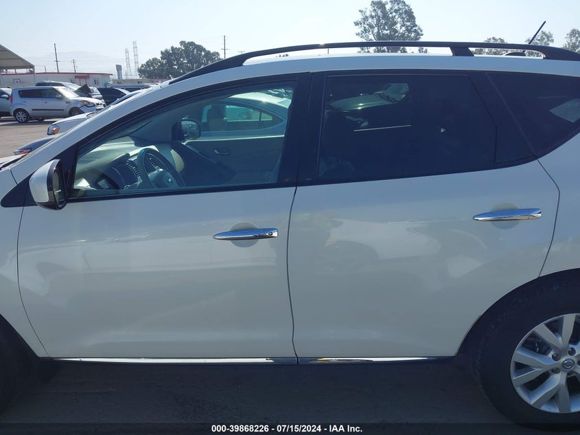 2011 Nissan Murano Sl VIN: JN8AZ1MU9BW050641 Lot: 39868226