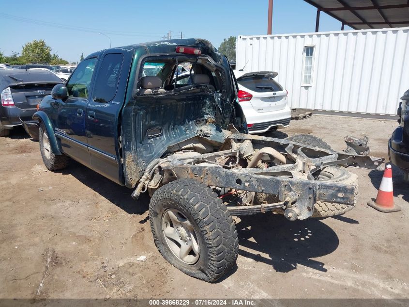 2002 Toyota Tundra Ltd V8 VIN: 5TBBT48152S234681 Lot: 39868229