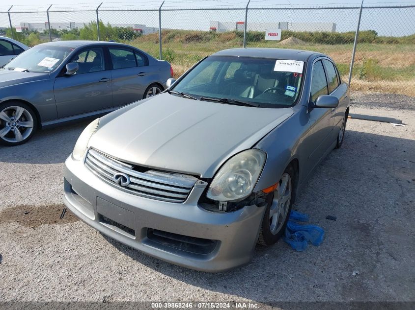 2004 Infiniti G35 VIN: JNKCV51E74M616331 Lot: 39868246