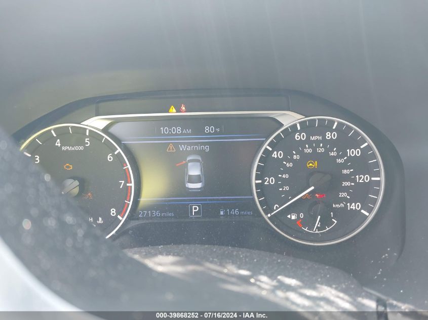 2022 Nissan Altima Sv Fwd VIN: 1N4BL4DV3NN364944 Lot: 39868252