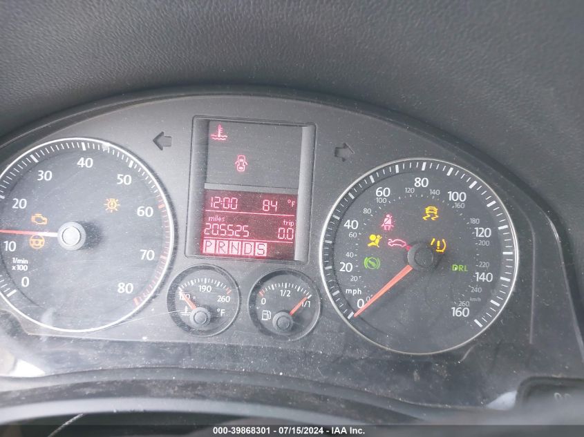 2007 Volkswagen Jetta Wolfsburg Edition VIN: 3VWEF71K67M196060 Lot: 39868301