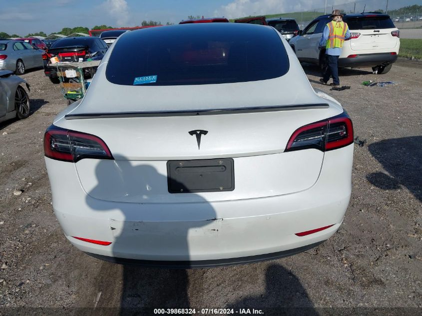 2022 Tesla Model 3 Rear-Wheel Drive VIN: 5YJ3E1EA3NF193677 Lot: 39868324