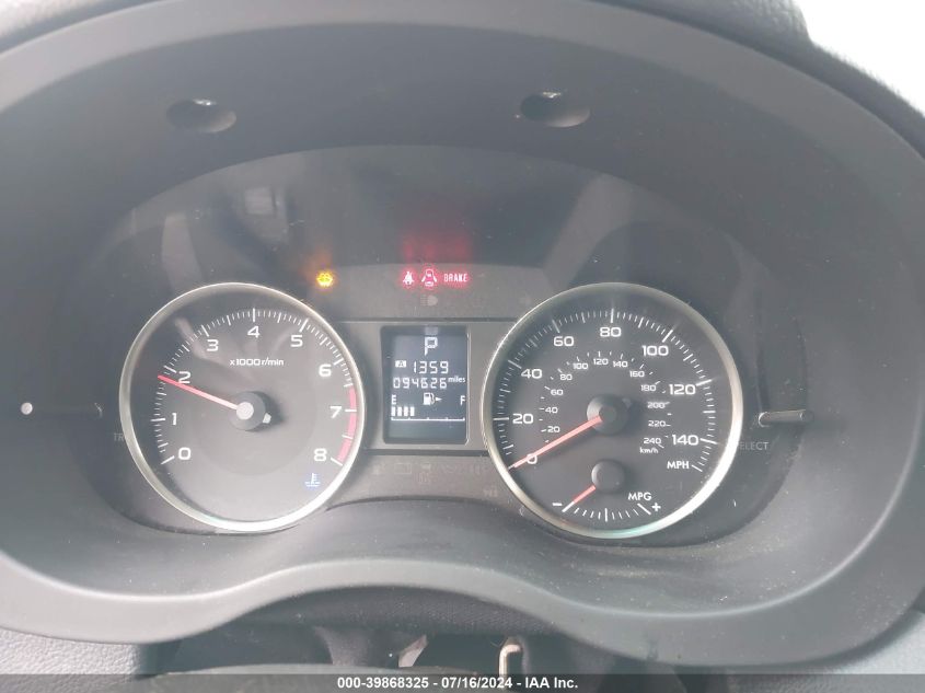 2015 Subaru Impreza VIN: JF1GPAA62FH207864 Lot: 39868325