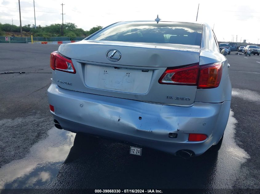 2009 Lexus Is 250 VIN: JTHBK262995101365 Lot: 39868330