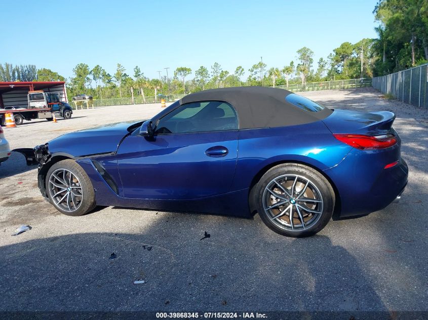 2022 BMW Z4 Sdrive30I VIN: WBAHF3C02NWX96430 Lot: 39868345