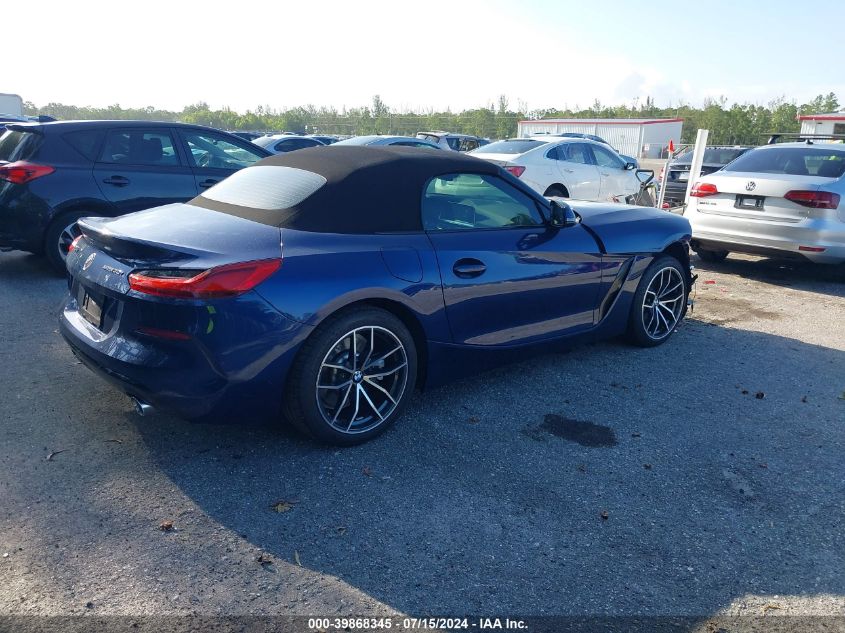 2022 BMW Z4 Sdrive30I VIN: WBAHF3C02NWX96430 Lot: 39868345