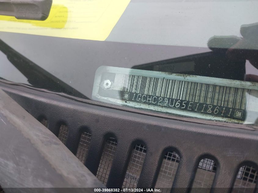 2005 Chevrolet Silverado 2500Hd Work Truck VIN: 1GCHC29U65E118611 Lot: 39868382