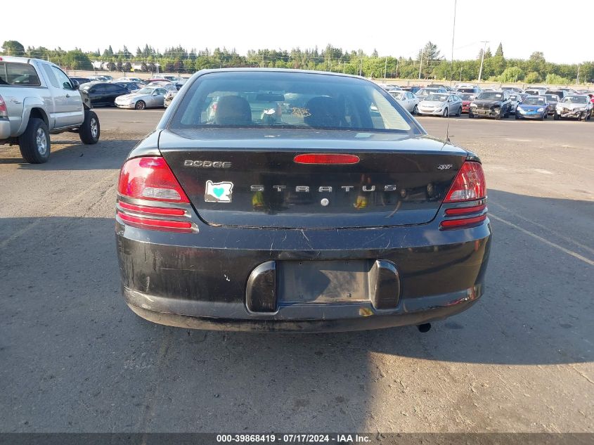 2006 Dodge Stratus Sxt VIN: 1B3AL46T06N228520 Lot: 39868419