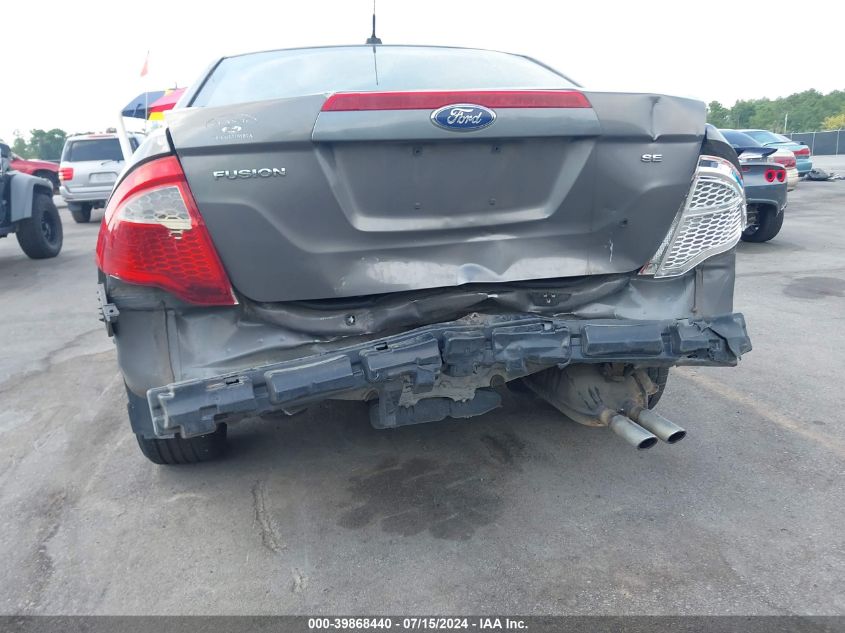 2012 Ford Fusion Se VIN: 3FAHP0HA3CR141327 Lot: 39868440