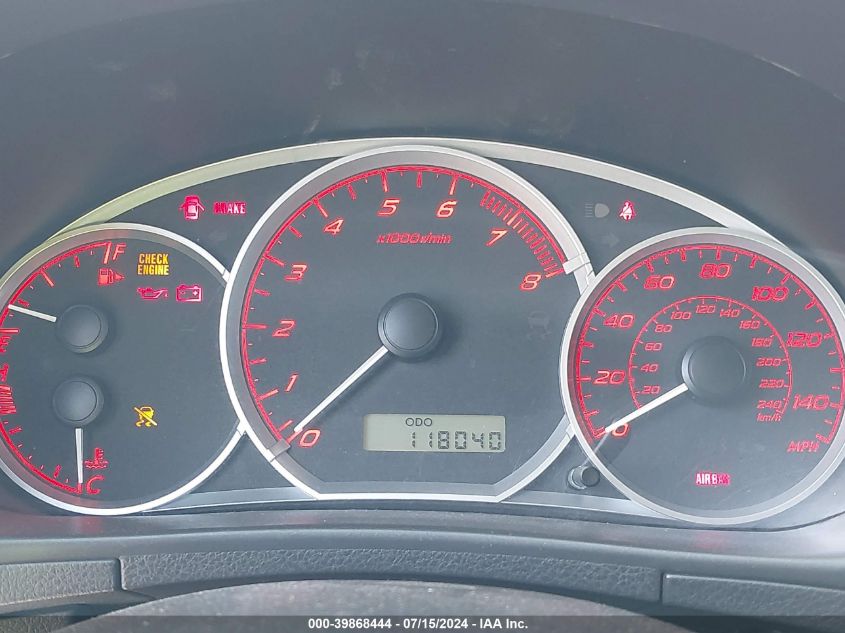 2008 Subaru Impreza Wrx VIN: JF1GE75648G504680 Lot: 39868444