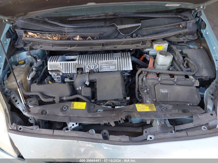 2013 Toyota Prius Two VIN: JTDKN3DU3D1729201 Lot: 39868451