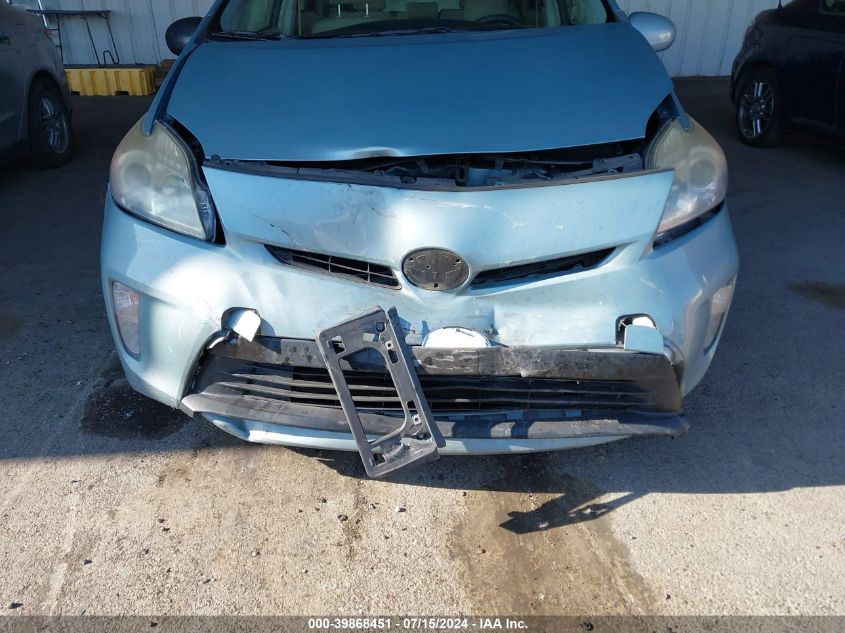 2013 Toyota Prius Two VIN: JTDKN3DU3D1729201 Lot: 39868451