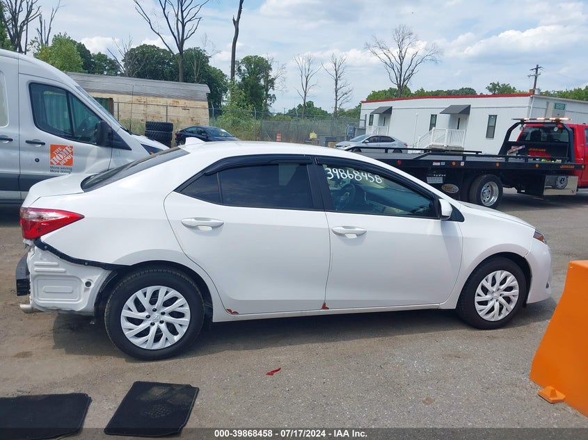 VIN 2T1BURHE5KC188671 2019 TOYOTA COROLLA LE