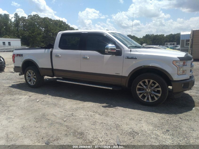 2016 Ford F-150 Lariat VIN: 1FTFW1EG0GKD69637 Lot: 39868467