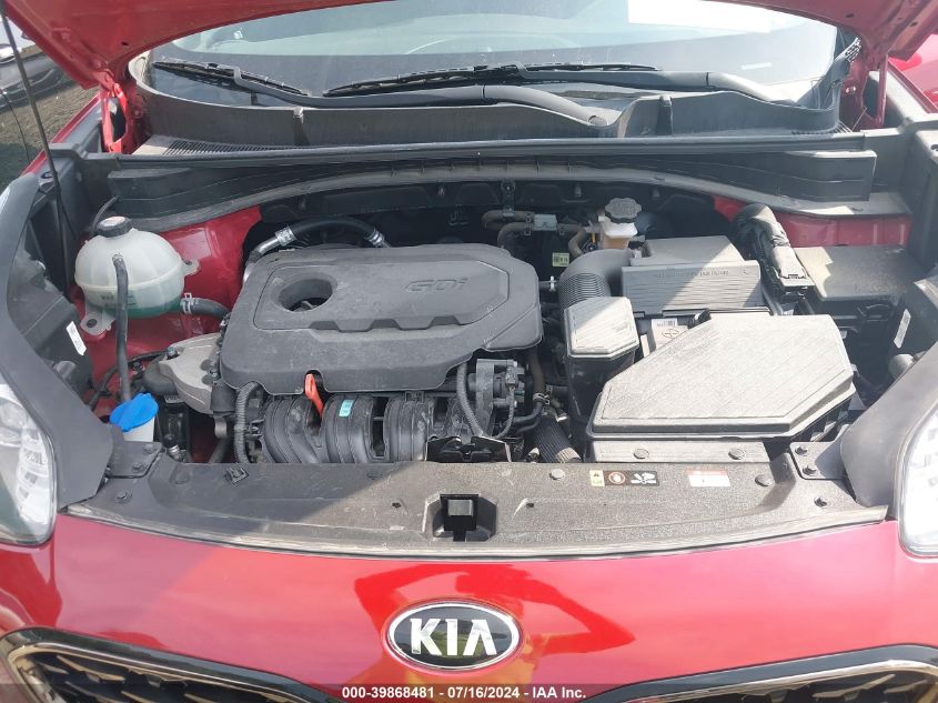 2021 Kia Sportage S VIN: KNDP63AC3M7867820 Lot: 39868481