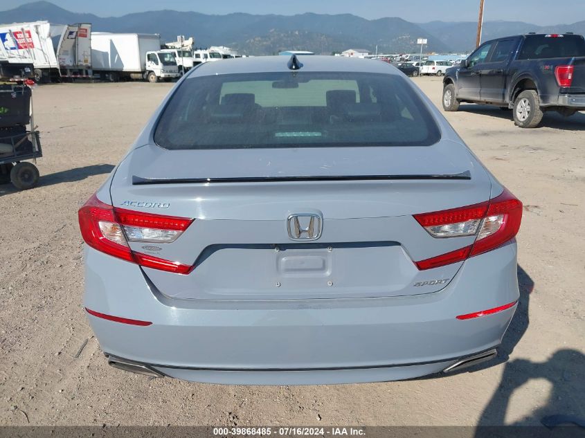 2021 Honda Accord Sport VIN: 1HGCV1F34MA100240 Lot: 39868485