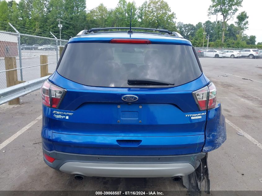 2017 Ford Escape Titanium VIN: 1FMCU0J99HUA75049 Lot: 39868507