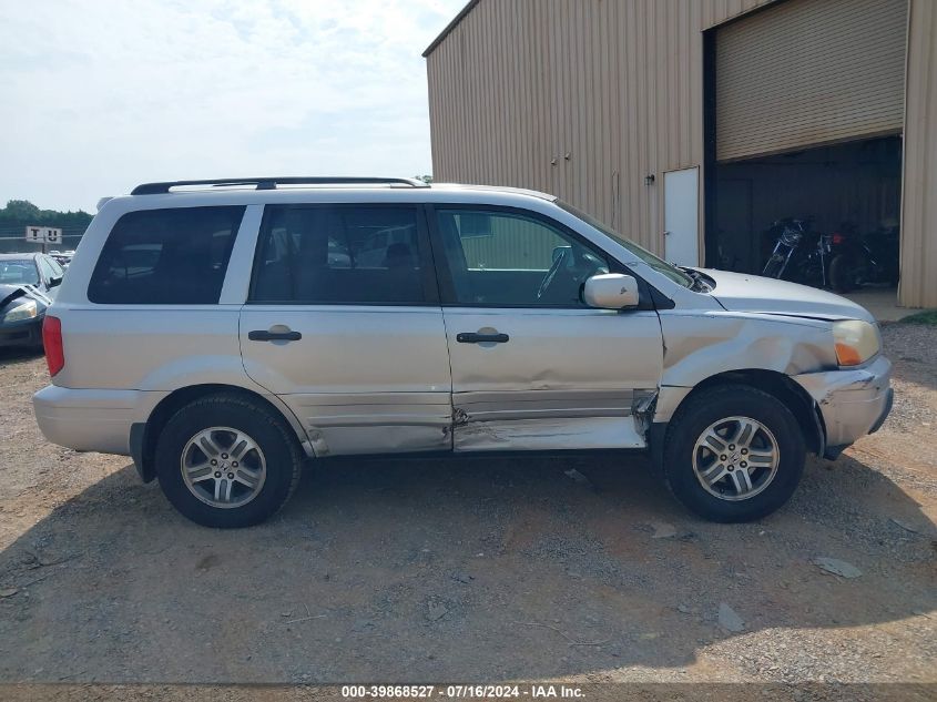 2004 Honda Pilot Exl VIN: 2HKYF186X4H575828 Lot: 39868527