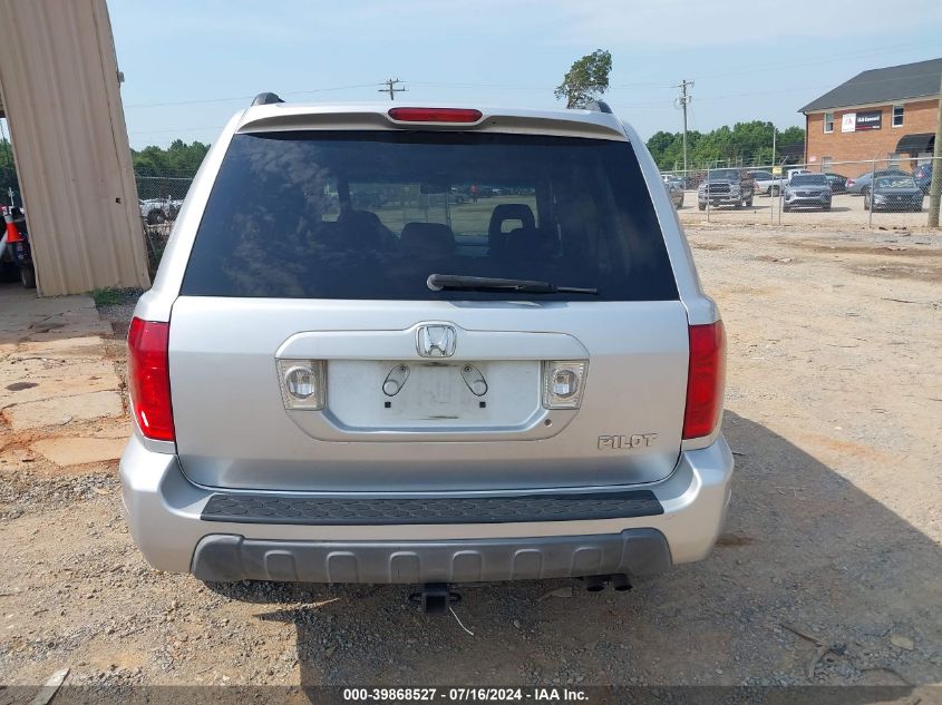 2004 Honda Pilot Exl VIN: 2HKYF186X4H575828 Lot: 39868527