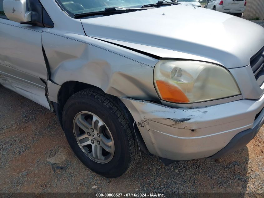 2004 Honda Pilot Exl VIN: 2HKYF186X4H575828 Lot: 39868527