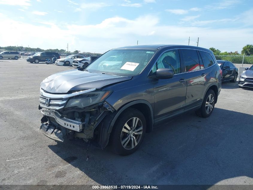 2016 Honda Pilot Exl VIN: 5FNYF5H55GB023655 Lot: 39868535