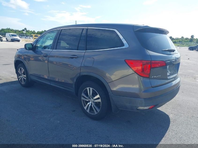 2016 Honda Pilot Exl VIN: 5FNYF5H55GB023655 Lot: 39868535