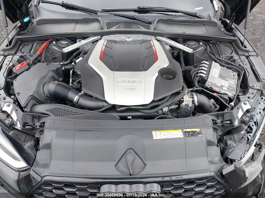 2018 Audi S5 3.0T Premium Plus VIN: WAUC4CF57JA085482 Lot: 39868596