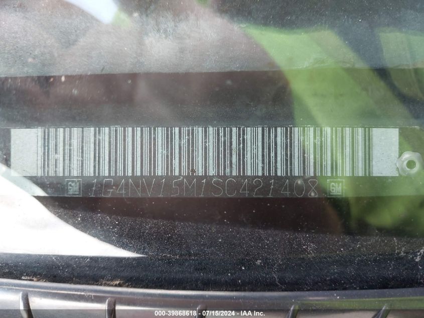 1995 Buick Skylark Gran Sport/Custom/Limited VIN: 1G4NV15M1SC421408 Lot: 39868618