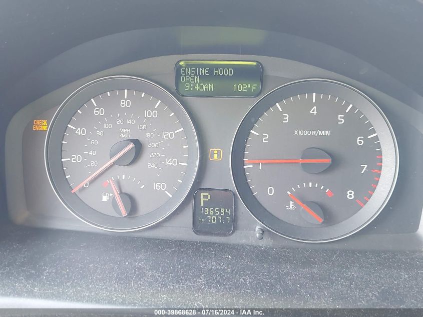 2008 Volvo S40 2.4I VIN: YV1MS390X82380779 Lot: 39868628