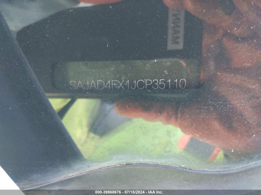 2018 Jaguar Xe 25T Premium VIN: SAJAD4FX1JCP35110 Lot: 39868676