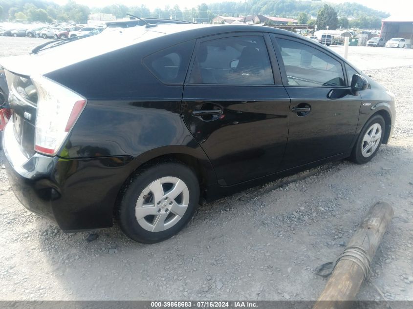 JTDKN3DU0B0254738 | 2011 TOYOTA PRIUS