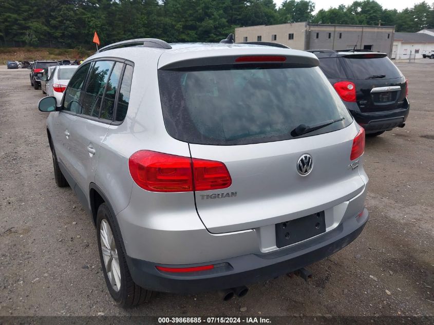 2015 Volkswagen Tiguan S/Se/Sel/R-Line VIN: WVGBV7AX5FW507878 Lot: 39868685