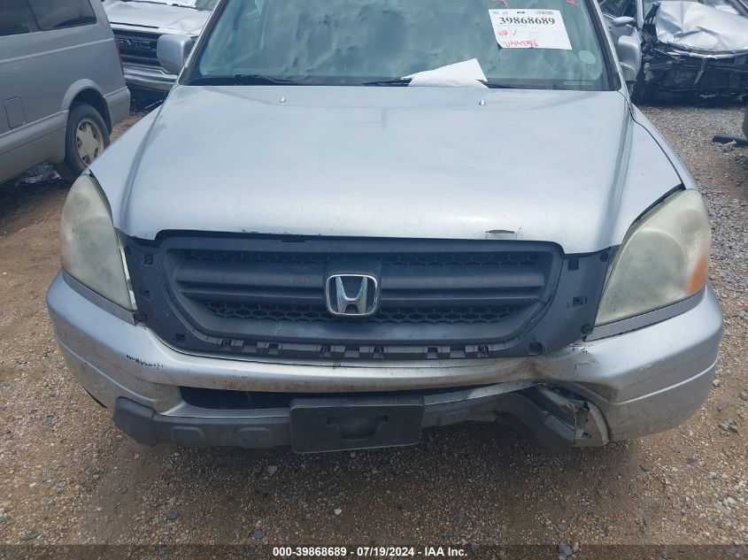 2004 Honda Pilot Ex VIN: 2HKYF18454H547398 Lot: 39868689