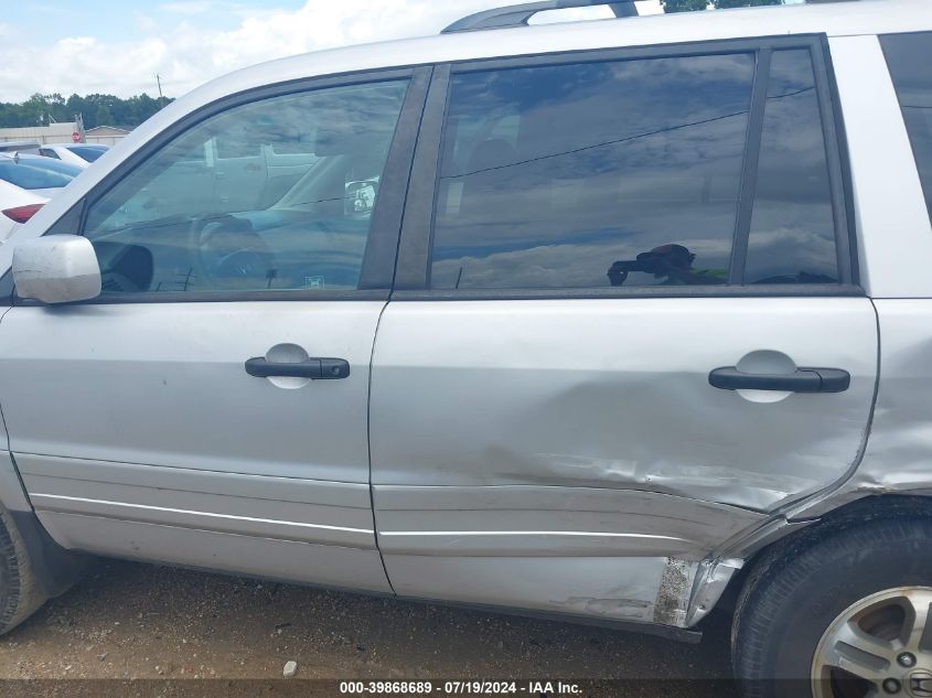 2004 Honda Pilot Ex VIN: 2HKYF18454H547398 Lot: 39868689