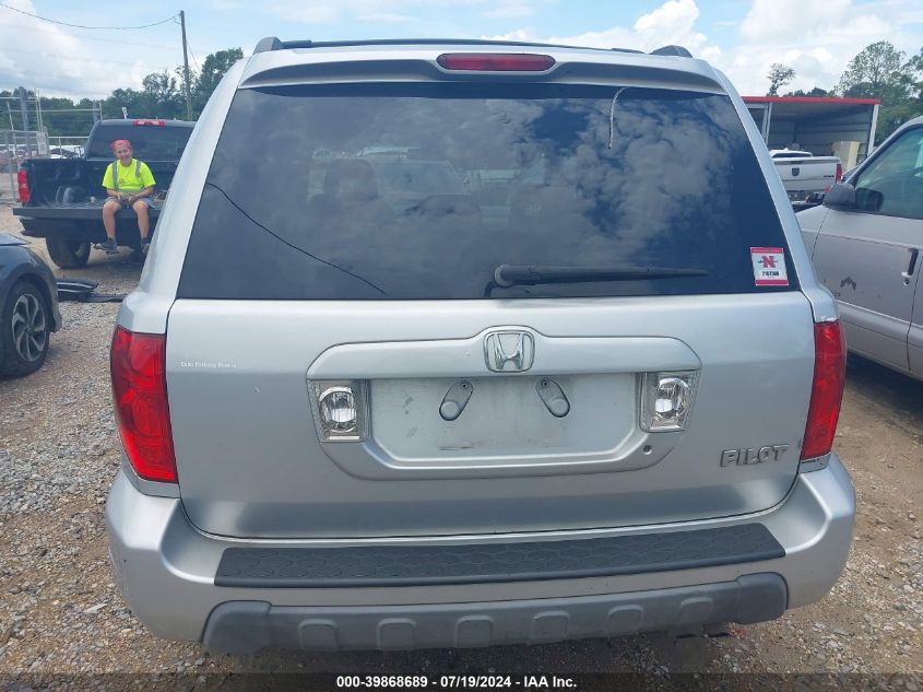 2004 Honda Pilot Ex VIN: 2HKYF18454H547398 Lot: 39868689