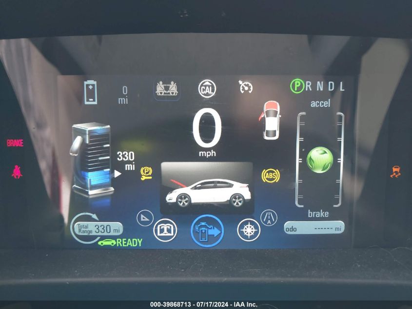 2014 Chevrolet Volt VIN: 1G1RA6E42EU117073 Lot: 39868713