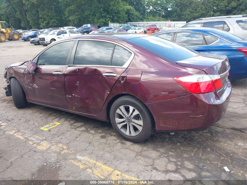 1HGCR2F30FA124306 2015 Honda Accord Lx