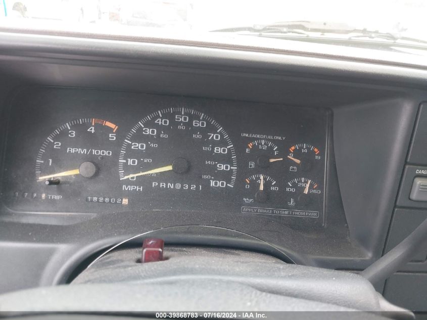 1995 GMC Sierra C1500 VIN: 1GTEC19K3SE527141 Lot: 39868783