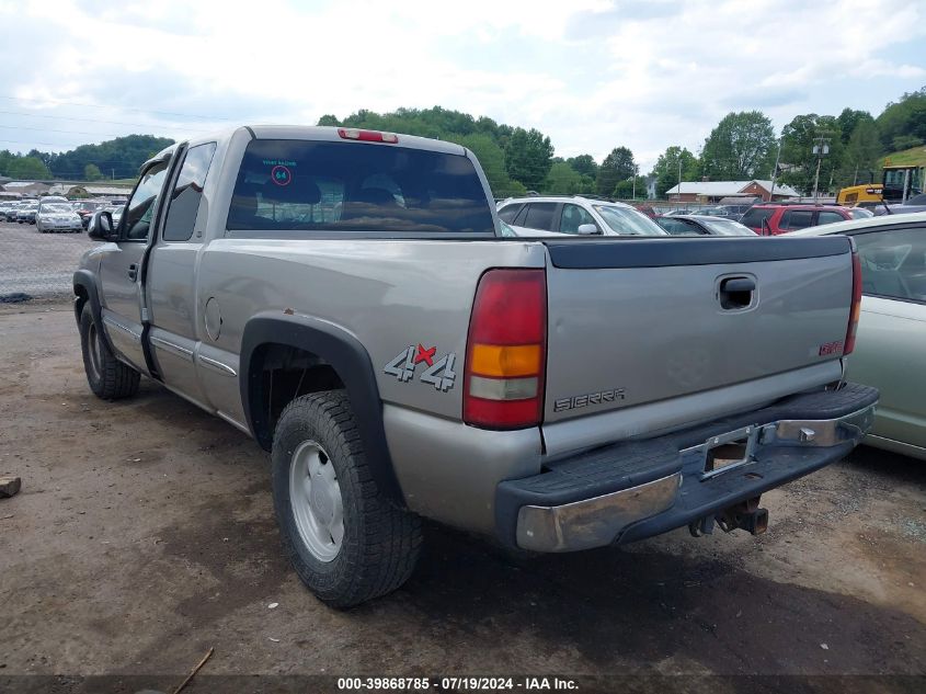 2000 GMC Sierra 1500 Sle VIN: 2GTEK19V4Y1254900 Lot: 39868785