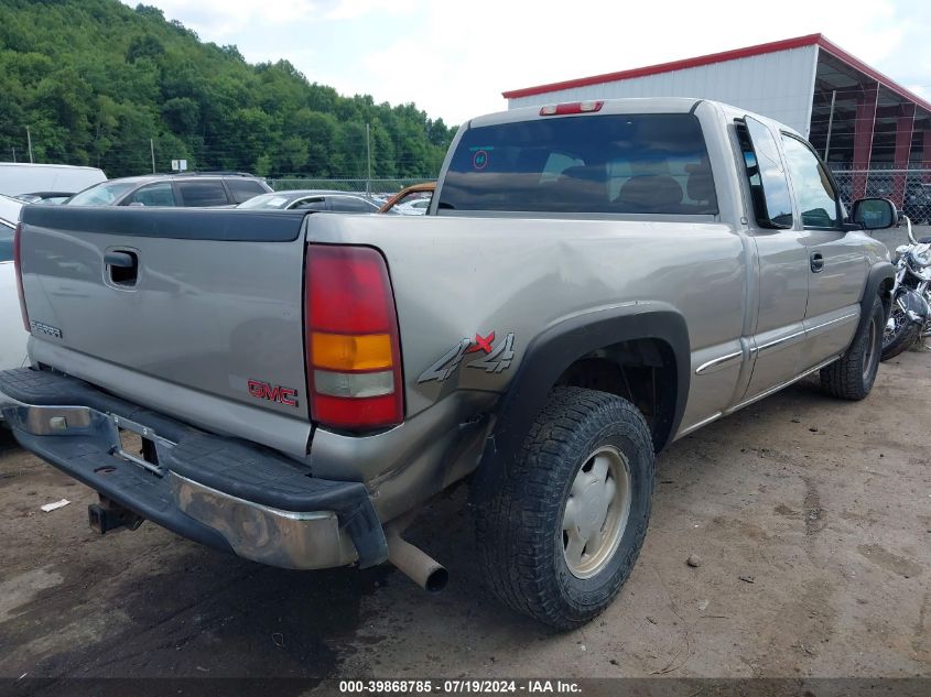 2000 GMC Sierra 1500 Sle VIN: 2GTEK19V4Y1254900 Lot: 39868785