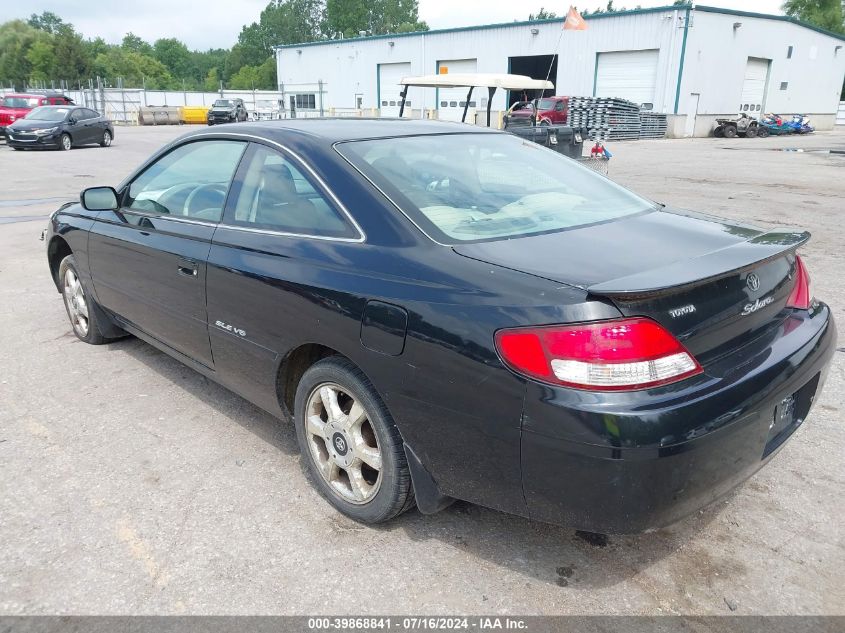 2000 Toyota Camry Solara Sle V6 VIN: 2T1CF28P9YC301389 Lot: 39868841