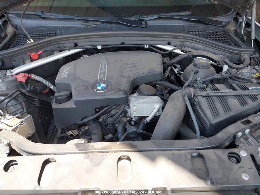 2017 BMW X3 Sdrive28I VIN: 5UXWZ7C51H0T44074 Lot: 39868874