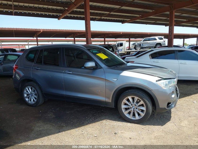 2017 BMW X3 Sdrive28I VIN: 5UXWZ7C51H0T44074 Lot: 39868874