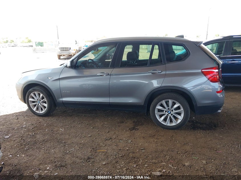 2017 BMW X3 Sdrive28I VIN: 5UXWZ7C51H0T44074 Lot: 39868874