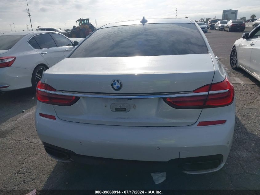 2018 BMW 740 I VIN: WBA7E2C56JB214884 Lot: 39868914