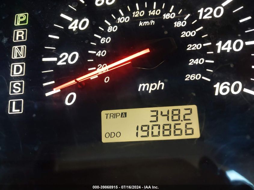 2001 Mazda Millenia P (Premium) VIN: JM1TA221311711487 Lot: 39868915